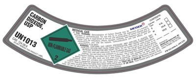 Carbon Dioxide Usp Cylinders (Label Carbon Dioxide Usp Cylinders)